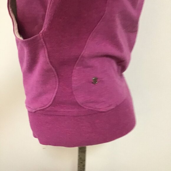 Lululemon On The Daily Hoodie Heathered Marled Ultra Violet Size 2 - Picture 7 of 14